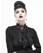 Devil Fashion White Vintage Gothic Lace Pendant Bowtie for Women