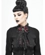 Devil Fashion White Vintage Gothic Lace Pendant Bowtie for Women