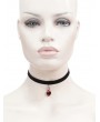 Devil Fashion Red Glass Gothic Necklace