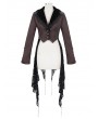 Devil Fashion Red Vintage Gothic Party Tail Coat for Women