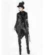 Devil Fashion Black Vintage Gothic Party Swallow Tail Coat for Women