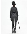 Devil Fashion Black Vintage Gothic Party Swallow Tail Coat for Women