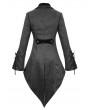 Devil Fashion Black Vintage Gothic Party Swallow Tail Coat for Women