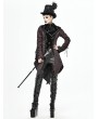 Devil Fashion Red Vintage Gothic Party Swallow Tail Coat for Women