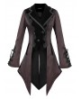 Devil Fashion Red Vintage Gothic Party Swallow Tail Coat for Women