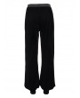 Devil Fashion Black Vintage Gothic Velvet Daily Wear Long Pants for Women