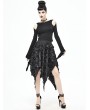 Devil Fashion Black Gothic Irregular Skirt