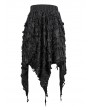 Devil Fashion Black Gothic Irregular Skirt