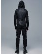 Punk Rave Black Gothic Punk Metal Straight Long Pants for Men