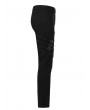 Punk Rave Black Gothic Punk Metal Straight Long Pants for Men