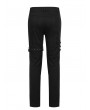 Punk Rave Black Gothic Punk Metal Straight Long Pants for Men