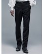 Punk Rave Black Gothic Cout Bat Pocket Long Pants for Men