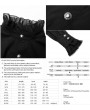 Punk Rave Black Retro Gothic Aristocratic Long Sleeve Shirt for Men