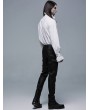 Punk Rave White Retro Gothic Aristocratic Long Sleeve Shirt for Men