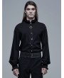 Punk Rave Black Retro Gothic Palace Long Sleeve Shirt for Men