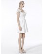 Dark in Love White Gothic Angelic Beauty Short Party Dress