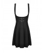 Dark in Love Black Gothic Witch Pentagram Daily Wear Short Dress