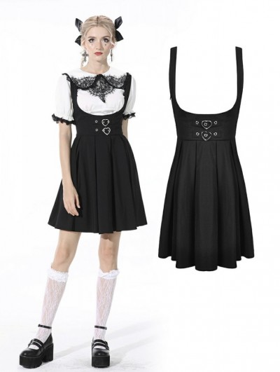 Dark in Love Black Gothic Witch Pentagram Daily Wear Short Dress