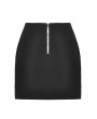 Dark in Love Black Gothic Punk Asymmetrical Daily Wear Mini Skirt