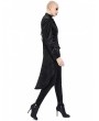 Pentagramme Black Retro Gothic Velvet Party Tailcoat Jacket For Women