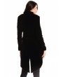 Pentagramme Black Gothic Women's Velvet Tailcoat Jacket