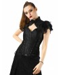 Pentagramme Black Gothic Aristocrat Corset Top For Women