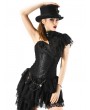 Pentagramme Black Lace Burlesque Corset Top For Women