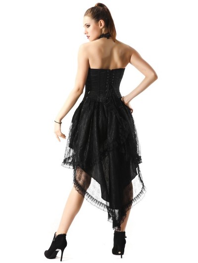 black gothic corset dress Steampunk Corset Dress Black Gothic 6XL main image 1