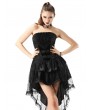 Pentagramme Black Vintage Gothic Irregular Corset Dress For Women