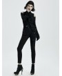 Punk Rave Black Gothic Punk Denim Long Trousers for Women