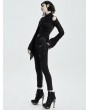 Punk Rave Black Gothic Punk Denim Long Trousers for Women