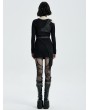 Punk Rave Black Gothic Punk Shoulder Embossed Armor Acessory for Women