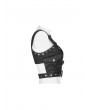 Punk Rave Black Gothic Punk Shoulder Embossed Armor Acessory for Women