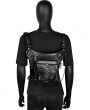 Black Gothic Punk Cross-body Waist Shoulder Messenger Bag