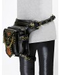 Black Gothic Punk Cross-body Skull Motorcycle Waist Shoulder Messenger Bag