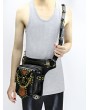 Black Gothic Punk Cross-body Skull Motorcycle Waist Shoulder Messenger Bag