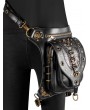 Black Gothic Punk Creative Rivet Skull Outdoor Waist Shoulder Messenger Bag