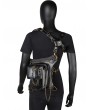 Black Gothic Chain Skull Waist Shoulder Messenger Bag