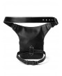 Black Gothic Punk Outdoor Cycling Vintage Waist Leg Bag