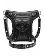 Black Gothic Chain Cross-Body Waist Shoulder Messenger Bag