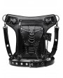 Black Gothic Rivets Motorcycle Chain Waist Shoulder Messenger Bag