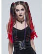 Devil Fashion Black Gothic Punk Rivet Metal Buckle Wide Girdle for Women