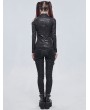 Devil Fashion Sexy Gothic Punk Hollow-out Long Sleeve T-Shirt for Women