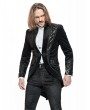 Pentagramme Black Gothic Vintage Velvet Party Tailcoat for Men