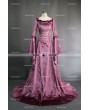 Purple Fancy Velvet Medieval Gown