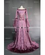 Purple Fancy Velvet Medieval Gown