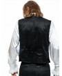 Pentagramme Black Retro Gothic Velvet Waistcoat for Men