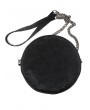 Devil Fashion Black Gothic Lace Pentagram Round Chain Shoulder Bag