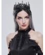 Devil Fashion Black Gothic Retro Dark Queen Style Crown Headdress