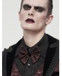 Devil Fashion Red Gothic Retro Jacquard Bowtie for Men